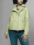 Fiorella Rubino Yellow Sheepskin leather jacket
