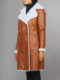 Amie Double Breasted Shearling Coat
