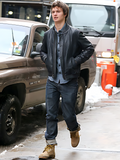 Ansel Elgort Leather Jacket
