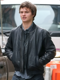 Ansel Elgort Leather Jacket
