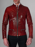 Black Motorcycle Brando Mens Leather Jacket