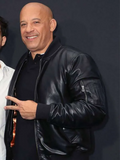 Black Vin Diesel Leather Jacket