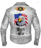 Cafe Racer American Eagle Leather Jacket