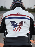 Cafe Racer American Eagle Leather Jacket
