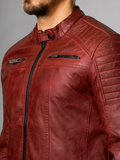 Cooper Biker Style Leather Jacket