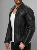 Cooper Biker Style Leather Jacket