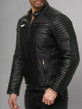 Cooper Biker Style Leather Jacket