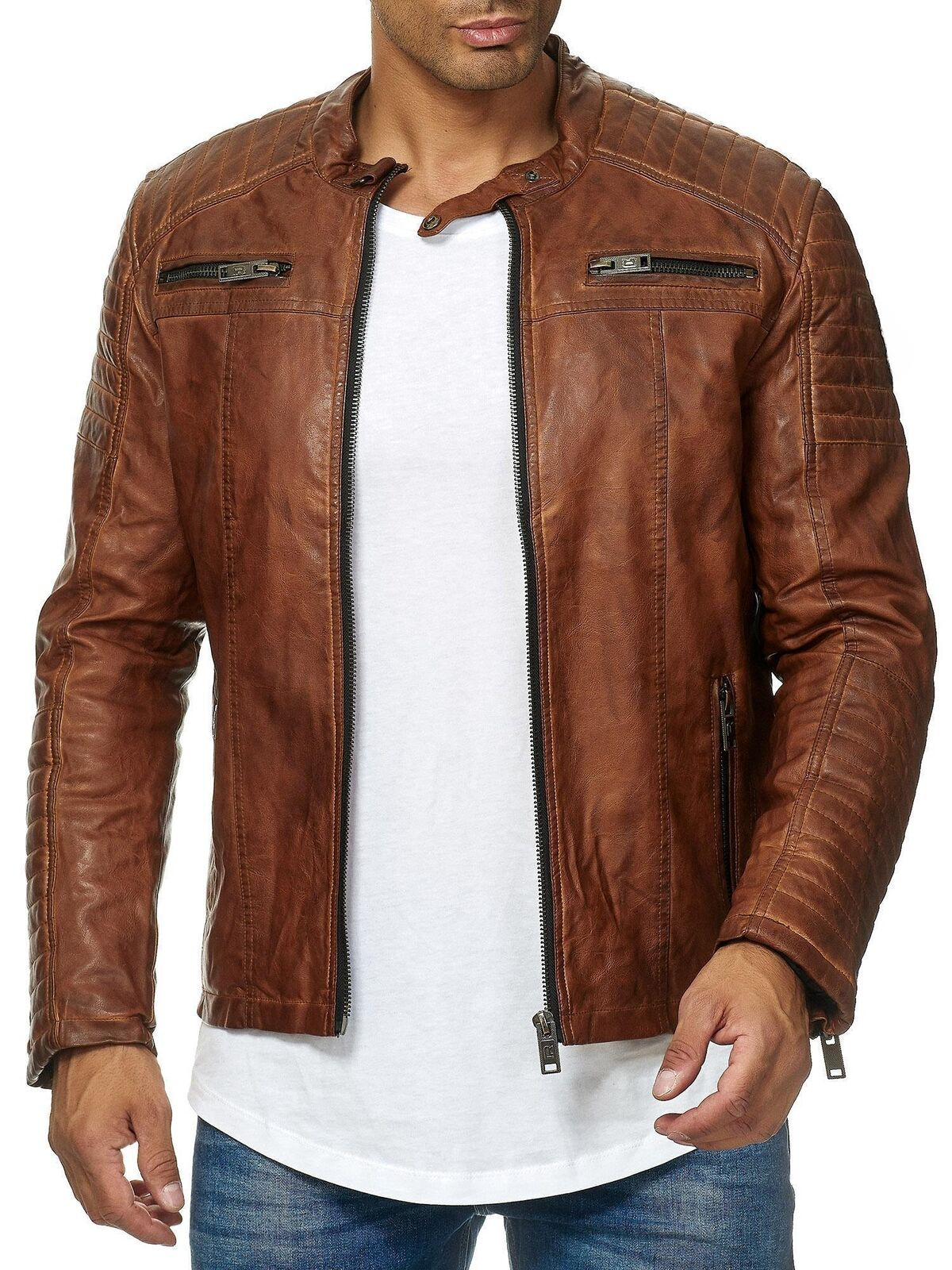 Cooper Biker Style Leather Jacket