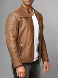 Cooper Biker Style Leather Jacket