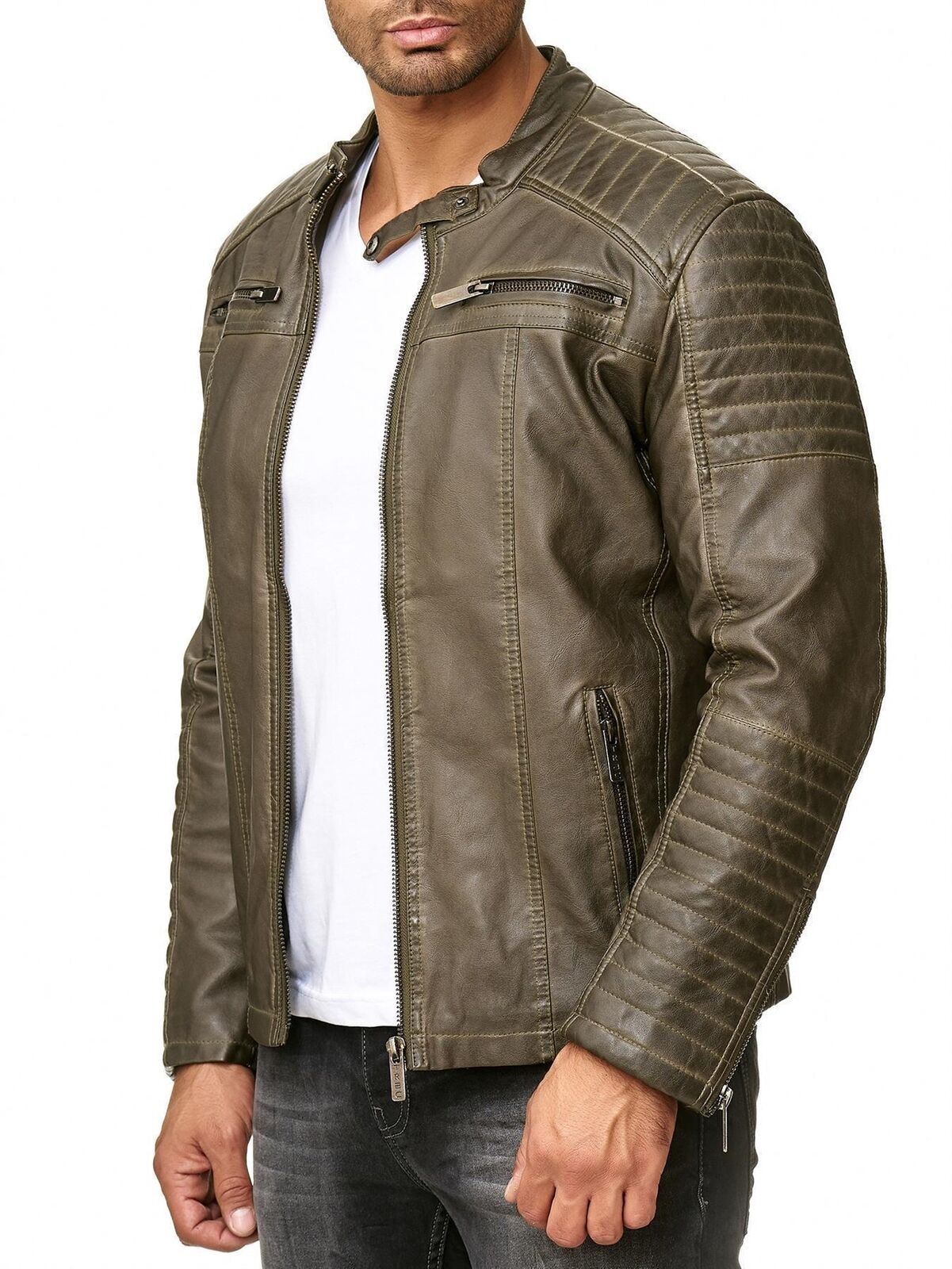 Cooper Biker Style Leather Jacket