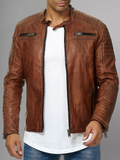 Cooper Biker Style Leather Jacket