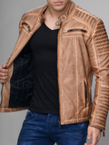 Cooper Biker Style Leather Jacket