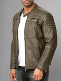 Cooper Biker Style Leather Jacket