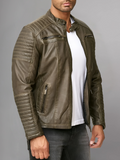 Cooper Biker Style Leather Jacket