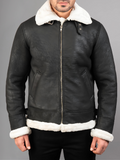 Francis B-3 Brown Leather Bomber Jacket