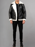 Francis B-3 Brown Leather Bomber Jacket