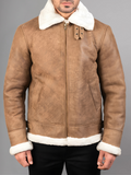 Francis B-3 Brown Leather Bomber Jacket