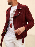 GENUINE COWHIDE LEATHER BRANDO LEATHER JACKET