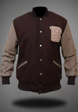 Hotline Miami Flight Brown Varsity Jacket
