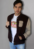 Hotline Miami Flight Brown Varsity Jacket
