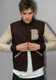 Hotline Miami Flight Brown Varsity Jacket
