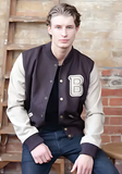 Hotline Miami Flight Brown Varsity Jacket

