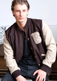 Hotline Miami Flight Brown Varsity Jacket
