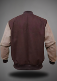 Hotline Miami Flight Brown Varsity Jacket
