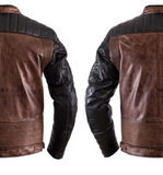 HELSTONS CRUISER RAG LEATHER JACKET