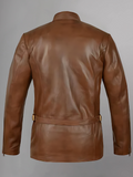 Justice League Aquaman Distressed Leather Jacket
