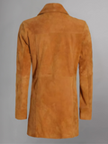 Kandis Brown Woman Suede Coat