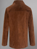 Kandis Brown Woman Suede Coat