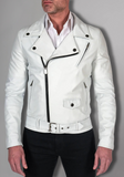 Men White Riverdale Southside Serpents Jacket
