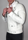 Men White Riverdale Southside Serpents Jacket
