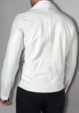 Men White Riverdale Southside Serpents Jacket
