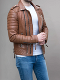 Men’s Biker Leather Jacket