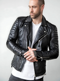 Men’s Biker Leather Jacket