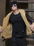 Men’s Dark Brown B3 Shearling Flight Aviator Jacket