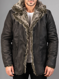 Men's Suede Jacket Warm Coats Male Outwear Winter