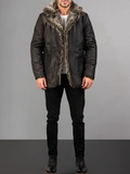 Men's Suede Jacket Warm Coats Male Outwear Winter