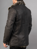 Men's Suede Jacket Warm Coats Male Outwear Winter