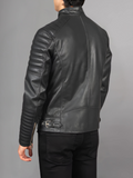 Men’s Tec Flex Motocross Black Leather Jacket