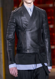 Mens Black Bomber Quilted Leather fashion Stylish Jacket