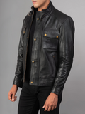 Mens Guardian Jacket With a stand-up collar and patch pockets