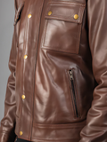 Mens Guardian Jacket With a stand-up collar and patch pockets