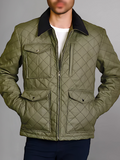 Mens Lightweight Beige Cotton Jacket