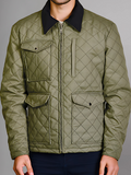 Mens Lightweight Beige Cotton Jacket