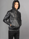 Mens Stylish Brown Leather Jacket
