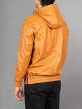 Mens Stylish Brown Leather Jacket
