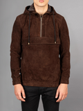 Mens Stylish Brown Leather Jacket
